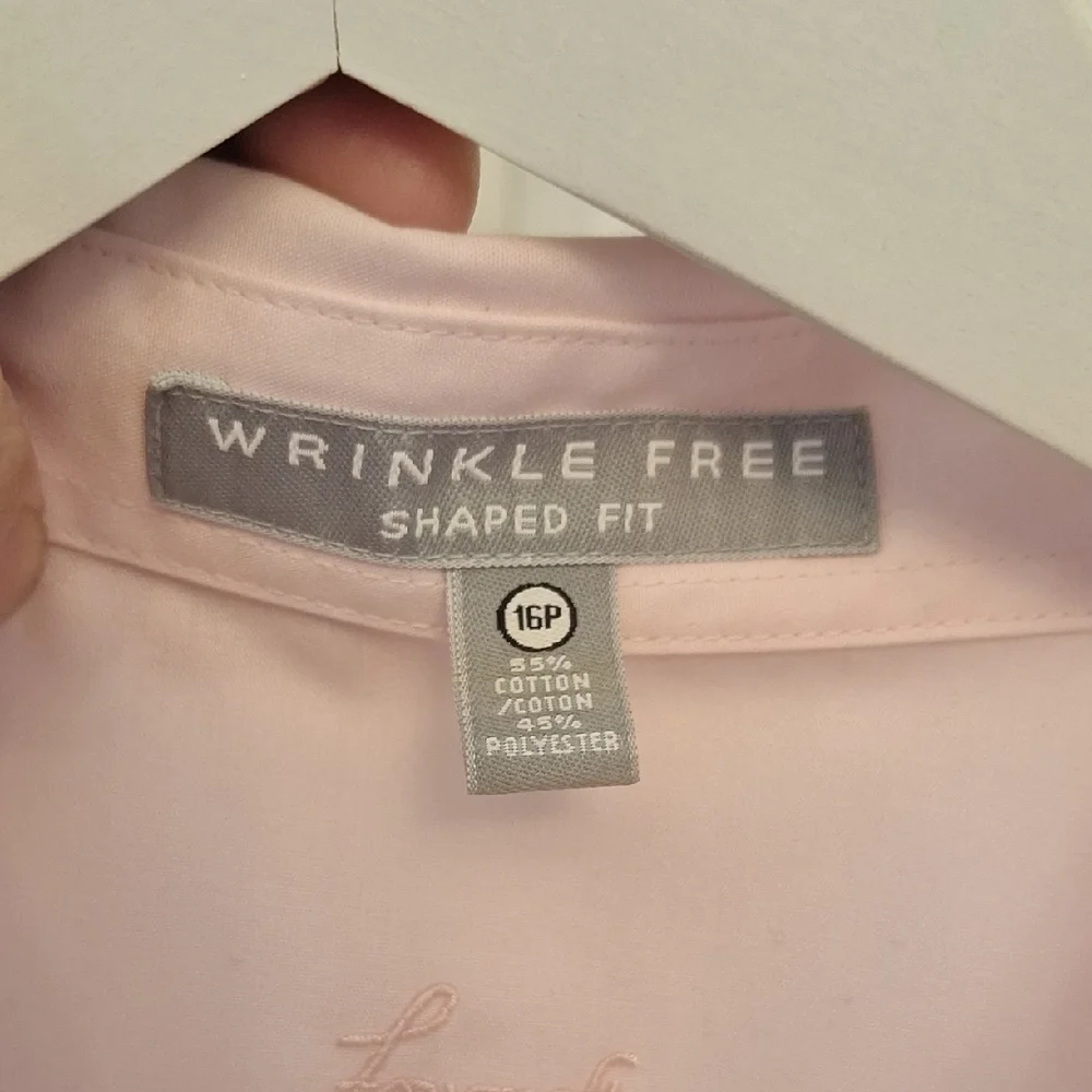 Foxcroft Soft Pink Collared Shirt - Picture 3 of 11